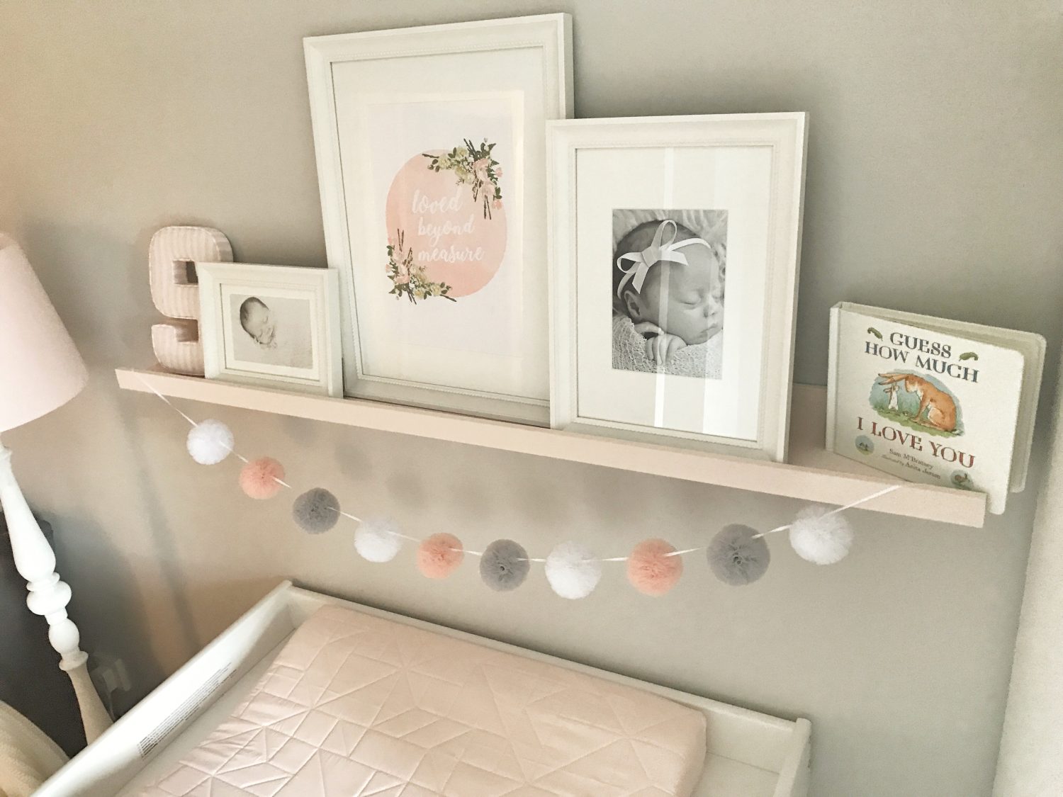 An oh-so-sweet nursery for a baby girl